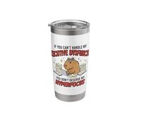 Capybara Executive Dysfunction Hyperfocus Graphic Stainless Steel Insulated Tumbler