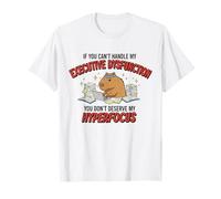 Capybara Executive Dysfunction Hyperfocus Graphic T-Shirt