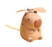 Capybara Fan, Cartoon Capybara Fan, USB Capybara Fan, Handheld Capybara Fan, Quiet Capybara Fan, Rechargeable Capybara Fan, Cute Capybara Electric Fan, Capybara Personal Fan, Portable Capybara Fan