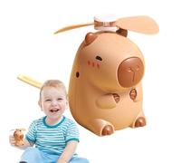 Capybara Fan, Cartoon Capybara Handheld Fan, Cute Cooling Electric Fan, Quiet Capybara Cooling Fan, USB Rechargeable Personal Fan, Portable Capybara Fan, Handheld Cooling Fan, Personal Electric Fan