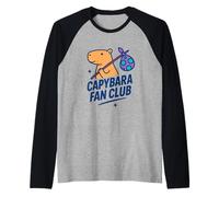 Capybara Fan Club Raglan Baseball Tee