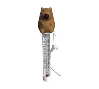 Capybara Floating Pool Thermometer, Creative Shape Design, 21x4cm, Floating Pool Thermometer, Water Temperature Gauge With String, Quick Temperature Readings, For Water Bathtub Shower Aquarium