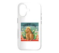Capybara flower crown nature harmony joy animal lover peace Case for iPhone 17