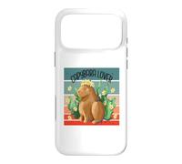 Capybara flower crown nature harmony joy animal lover peace Case for iPhone 17 Pro Max