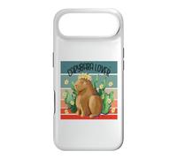 Capybara flower crown nature harmony joy animal lover peace Case for iPhone Air