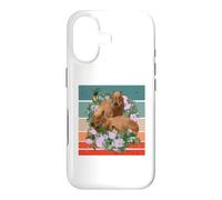 Capybara flowers nature harmony peaceful wildlife animals Case for iPhone 17