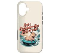 Capybara Fun - Funny Animal on Vacation Total Relaxation Case for iPhone 17