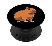 Capybara Funny Animals Cute Chill Capy Cartoon PopSockets Adhesive PopGrip