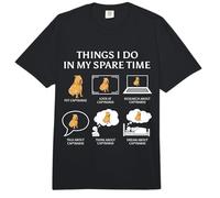Capybara Funny Capibara Rodent Things I Do in My Spare Time Comfort Colors Adult Heavyweight T-Shirt