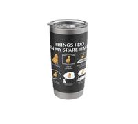 Capybara Funny Capibara Rodent Things I Do in My Spare Time Stainless Steel Insulated Tumbler