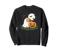 Capybara Ghost Jack-o-Lantern Pumpkin Halloween Graphic Sweatshirt