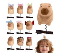 Capybara Hair Clip, 10 x Cute Hair Clips for Girls, Animal Shaped Hairpin, Hair Clip, Fashionable Home Accessories for L
