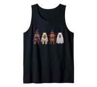Capybara Halloween Witch Zombie Skeleton Ghost Capybara Tank Top