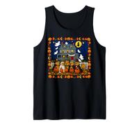 Capybara Haunted House Trick Or Treat Cute Witch Mummy Ghost Tank Top