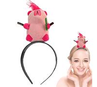 Capybara Headband - Capybara Hair Accessory, Capybara Costume Headwear, Animal Skincare Headband | Cute Plush Headband, Wide Headband, Spa Makeup Headband for Women for Washing the