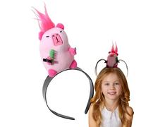 Capybara Headband - Funny Animal Wash Face Accessory, Plush Soft Material with Anti-Slip Elastic Band, Cute Decorative Figurine Hair Hoop, Ideal for Skincare Makeup Morning Routine