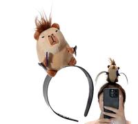 Capybara Headband - Funny Capybara Animal Wash Face Hair Bands | Cute Animal Hair Hoop | Non Slip Solid Head Band | Plush Doll Headband For Face Washing | Capybara Shape Headband Wash Face Hair Bands