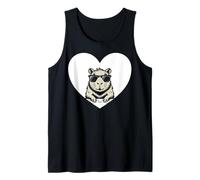 Capybara Heart Graphic Capybara Lovers Capy Graphic #25D20 Tank Top