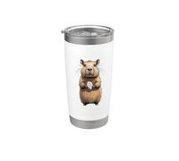 Capybara Holding Stone Stainless Steel Insulated Tumbler