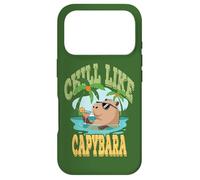 Capybara Holidays - Funny Zen Rodent Quote Gift Case for iPhone 17 Pro