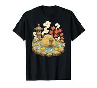 Capybara Hot Spring Funny Lover Relaxing Onsen Golf Slime T-Shirt