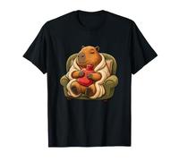 Capybara Hot Water Bottle Cozy Winter Warmth T-Shirt