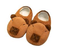 Capybara House Slippers, Cute Animal Slippers Capybara, flu-ffy Plush Slippers, Women's Men's Slippers, Cute Soft Capybara Comfortable Bedroom Shoes, Winter House Shoes Warm Fleece Slippers