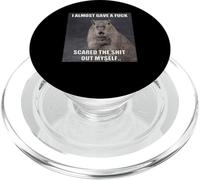 Capybara I Almost Gave A Fuck Funny Rodent Meme PopSockets PopGrip for MagSafe