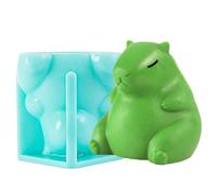 Capybara Ice Cream Mold - 3D Silicone Cake Flexible Baking Tray Non Stick Design | Mousse Molds for Dessert Making, Chocolate Ice Cube Way, Party