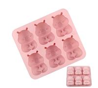 Capybara Ice Tray Molds - 6.1x5.31x1.18 Inches 3D Funny Reusable Non Stick, Freezer Mold Ice Mold Tray for Cola Juice Cocktail Beverage Jelly Chocolate Snacks