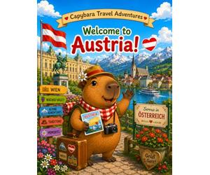 Capybara in Austria: A Fun Coloring Adventure Through Vienna, the Alps, Hallstatt, and the Beautiful Wachau Valley (Capybara Around the World)