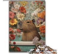 Capybara in The Bathtub Jigsaw Puzzles for Adults 2000 Jigsaws, Stress Reliever Staycation Kill Time with Matching Poster And Trivia Sheet (70x100cm)
