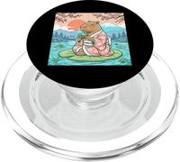 Capybara Japan Zen Mood Onsen Rodent PopSockets PopGrip for MagSafe