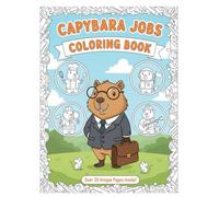 Capybara Jobs Coloring Book