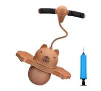 Capybara Jumping Bounce Ball | Slip-Resistant | 36x65cm | Kids Balance Board With Pump Handle | Children Indoor Outdoor Exercise Toy | Non-Slip | For Boys Girls Kindergarten Elementary