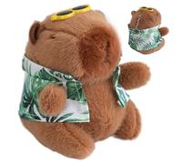 Capybara Key Chain, Capybara Filled | Cute Animal Ornament with Fabric And Sunglasses - Plush Doll For Adult Kids, Hangovole Decoration