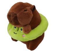 Capybara Key Chain Charm, Super Soft 4 Inch Swimming Capybara Pendant, Realistic Stuffed Animals Key Ring Doll Toy for Boys and Girls