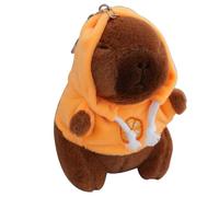 Capybara Keychain, Soft Cuddly Capybarra Plush Animal Keyring, Capybaras Stuffed Animal Keychains,Cute Stuffed Toys Backpack Accessory For Bag Desktop Purse