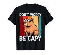 Capybara Kids Toddler Boys Girls Don’t Worry Be Capy T-Shirt
