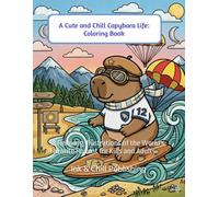 Capybara Life: A Cute and Chill Coloring Book: 18 Relaxing Illustrations of the World's Favorite Rodent for Kids and Adults (Cute Capybara)