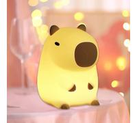 Capybara Light, Capybara Lamp, Capybara Gifts, Capybara Night Light, Capybara, for Teenagers and Babies, Decorate Children's Bedroom with Cute Silicone Capybara Night Light-for Children and Toddlers