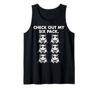 Capybara Lover Check Out My 6 Pack Funny Capy Tee Six #25D37 Tank Top
