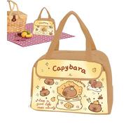 Capybara Lunch Bag - Thermal Cooler Tote | Thermal Tote Handbag Food Container for Travel Hiking Meal Prep Picnic Girls Boys Women Men Teens