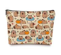 Capybara Make Up Bag, Waterproof Capybara Stuff Pouch Double-Sided Print for Daily Commute & Home Storage, Cute Makeup Bag for Cosmetics & Travel, Prefect Gifts for Girls & Lovers