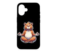 Capybara Meditation Cute Cozy Namaste Yoga Capybara Case for iPhone 16