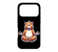 Capybara Meditation Cute Cozy Namaste Yoga Capybara Case for iPhone 17 Pro