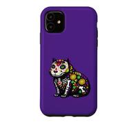Capybara Mexican Sugar Skull Calavera Viva Mexico Party Case for iPhone 11