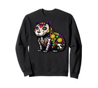 Capybara Mexican Sugar Skull Calavera Viva Mexico Party Sweatshirt