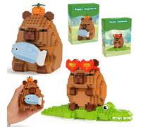 Capybara Mini Building Blocks, Capybara Building Set,Animal Block Micro Building Blocks,Gifts for Women or Men, Home Decoration - B