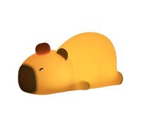 Capybara Night Light - Animal Night Light | Cartoon Silicone Night Light | Sensory Toys Capybara Lamp | Indoor Animal Statue Capybara Light | Sleeping Light Home Decoration